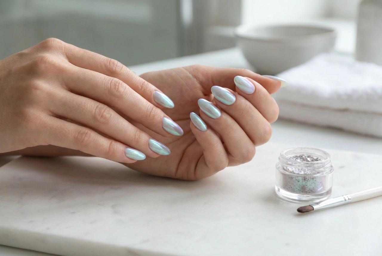 Efeito sereia nas unhas: como aplicar o pó passo a passo