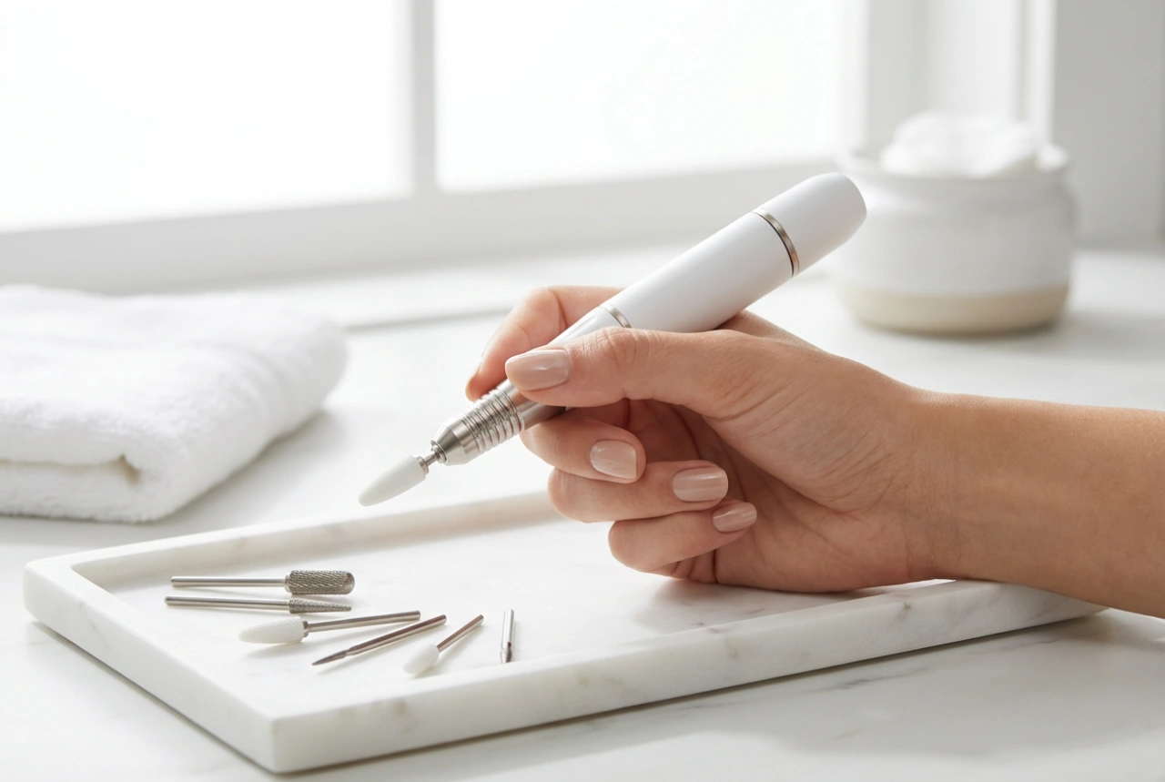 Broca de unhas: como usar com segurança, rotações e brocas