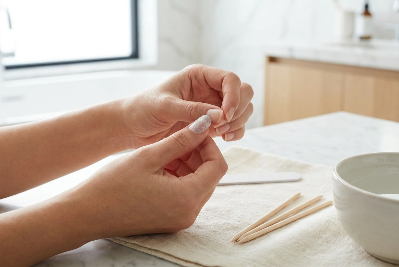 Adesivos de gel para unhas: aplicação perfeita e sem bolhas