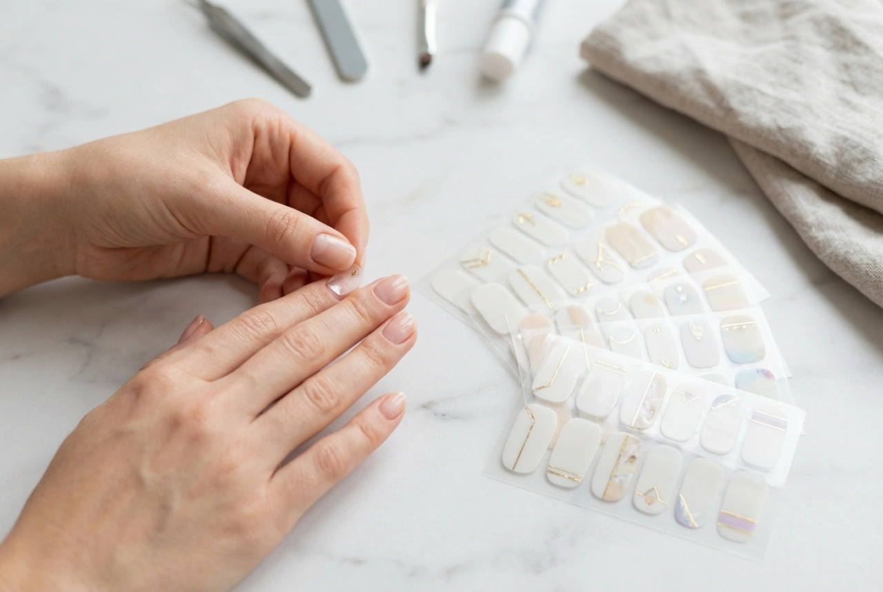 Decorações rápidas: autocolantes para unhas, tipos e aplicação