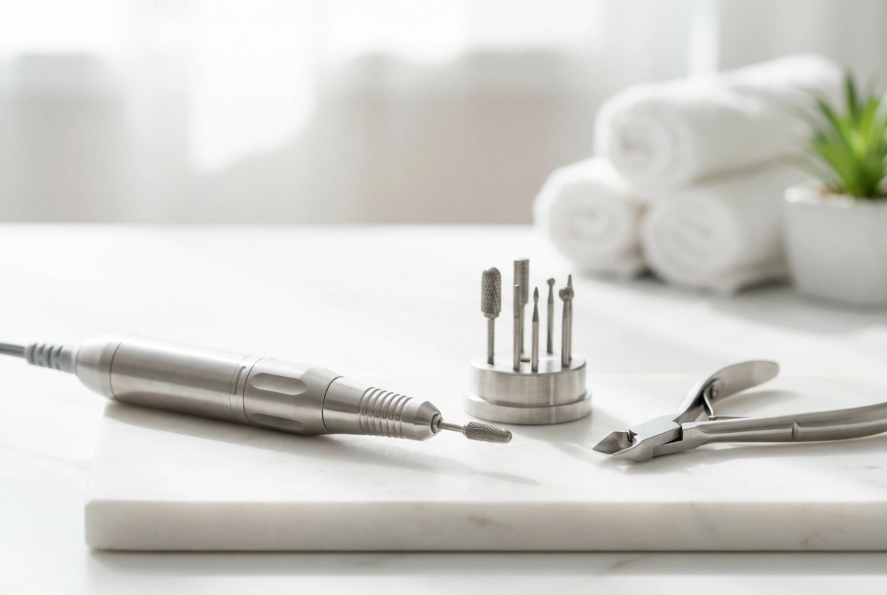 Fresadora de pedicure: ergonomia de trabalho, velocidades e seleção de brocas