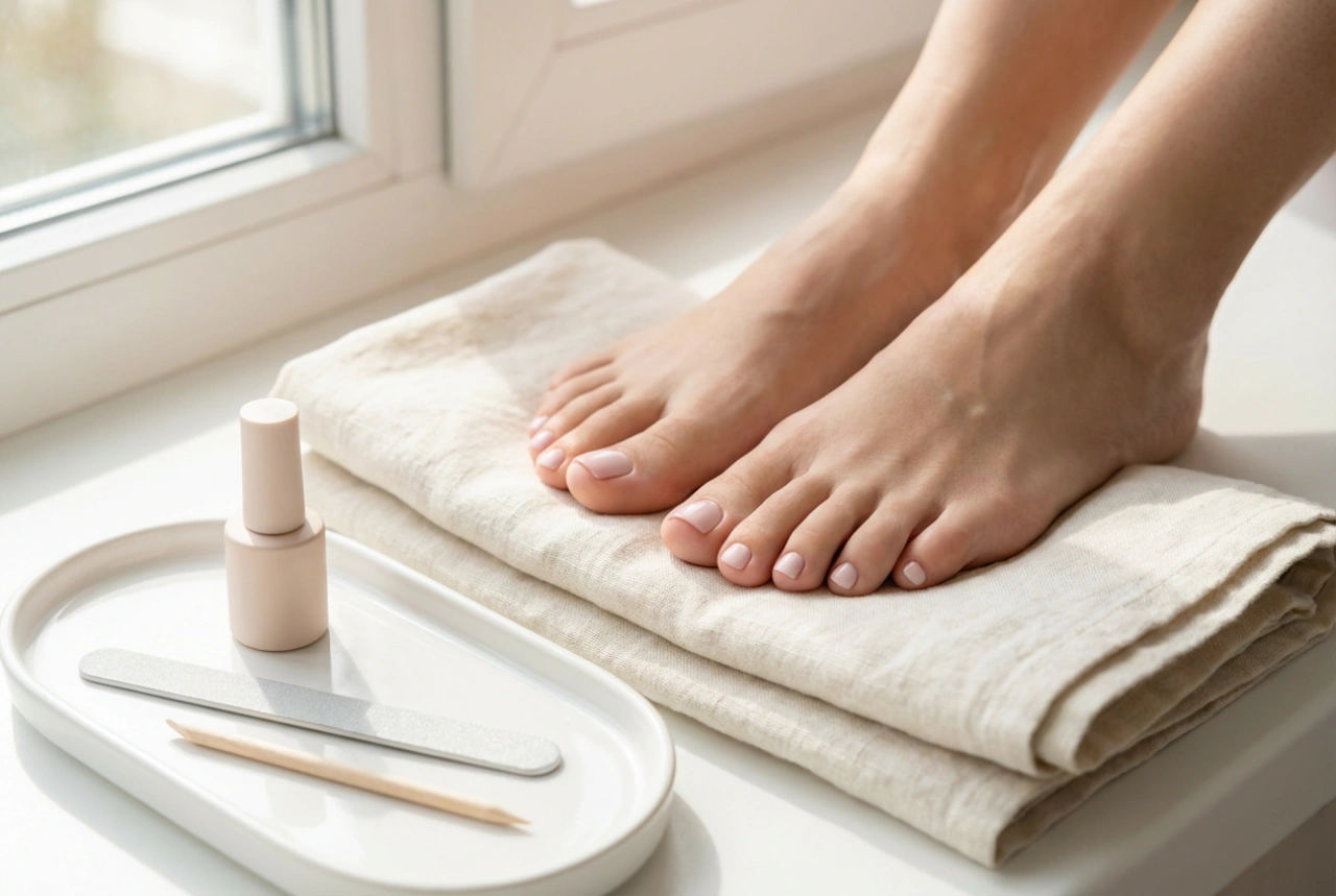 Pedicura de gel passo a passo: preparação e aplicação