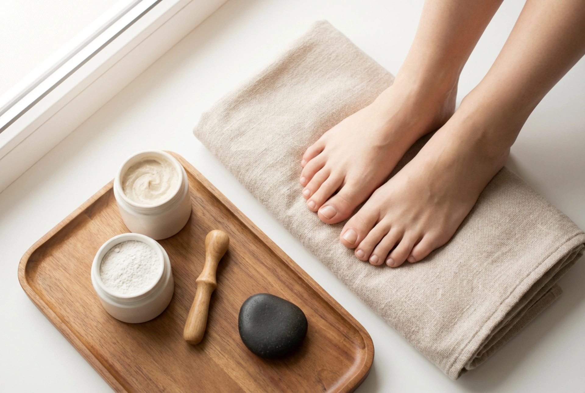 Pedicure japonesa em casa: passo a passo, pasta, pó e massagem