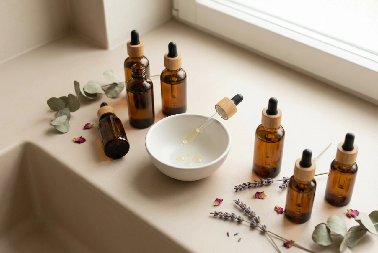 Óleos essenciais para massagem: seleção de aromas e diluição