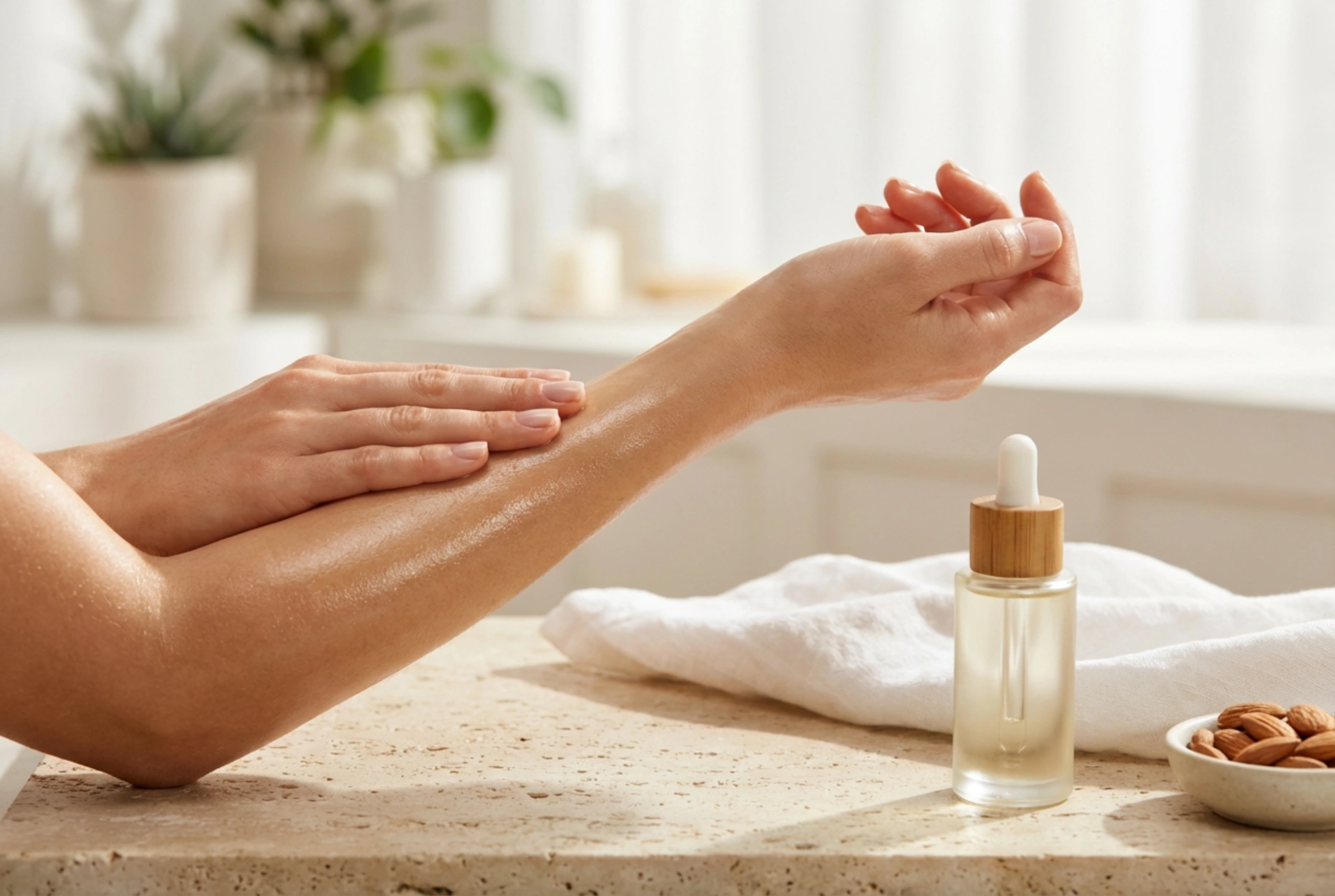 Óleo de amêndoas para massagem: cuidado delicado e massagem em casa