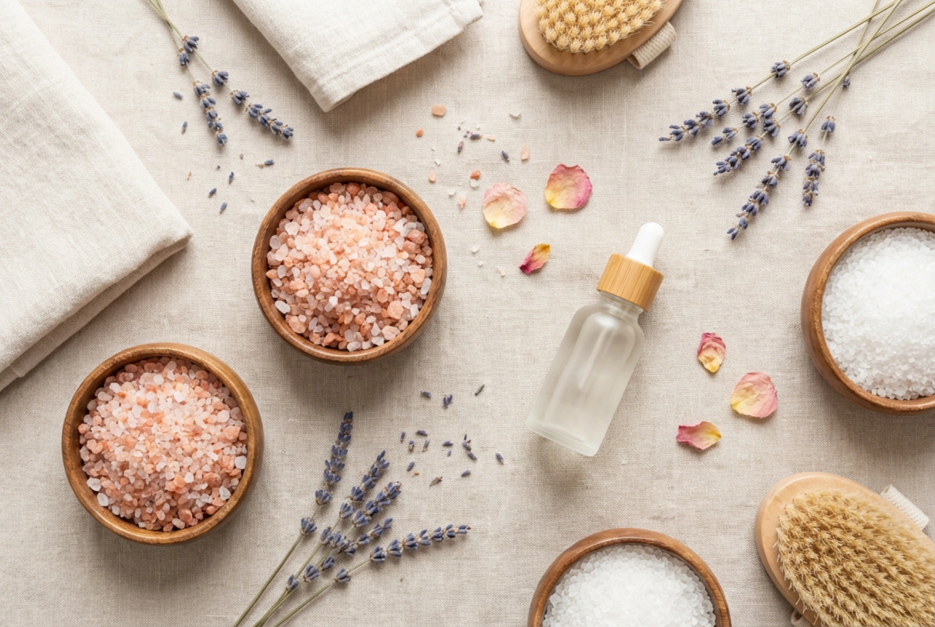 Banho de sal: escolha do sal, aditivos aromáticos e um ritual simples