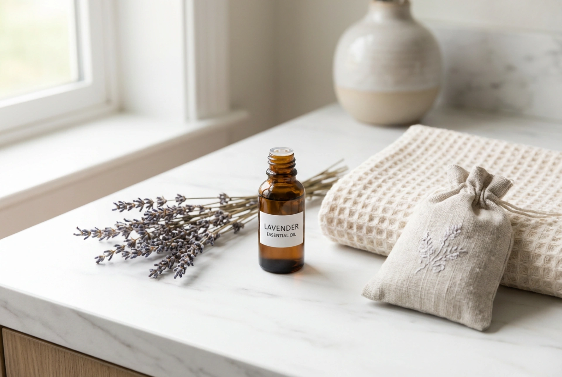 Óleo de lavanda nos cuidados caseiros: banho, massagem e aroma no guarda-roupa