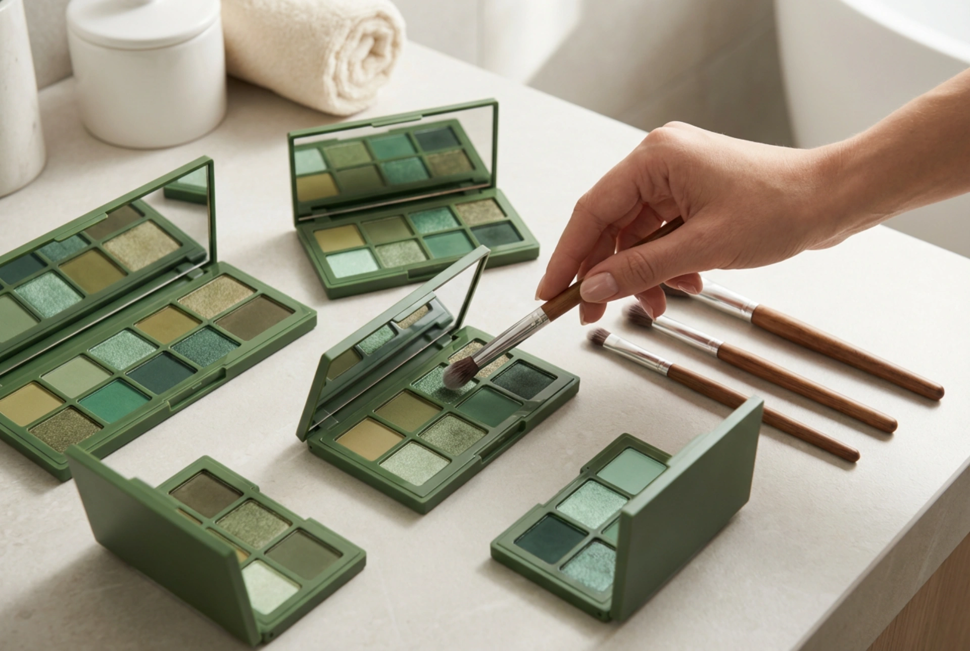 Maquilhagem de olhos verde: como combinar tons e aplicar de forma simples