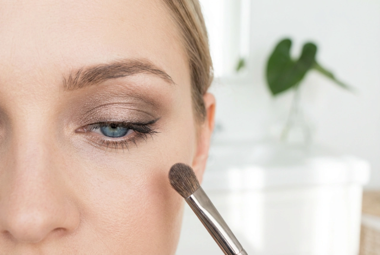 Maquilhagem para casamento: olhos azuis numa versão elegante e duradoura