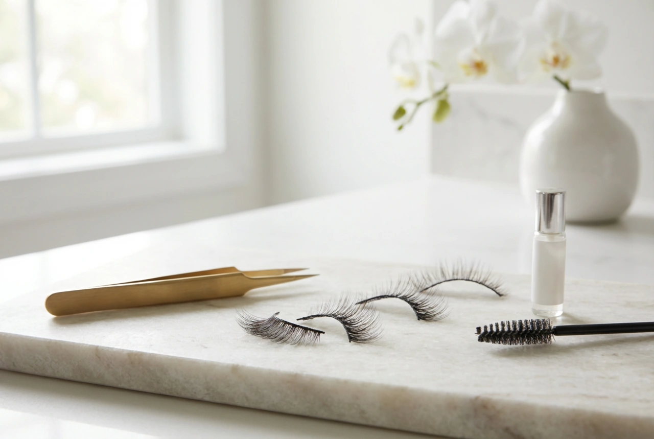 Cílios postiços naturais: truques para uma aparência leve e elegante