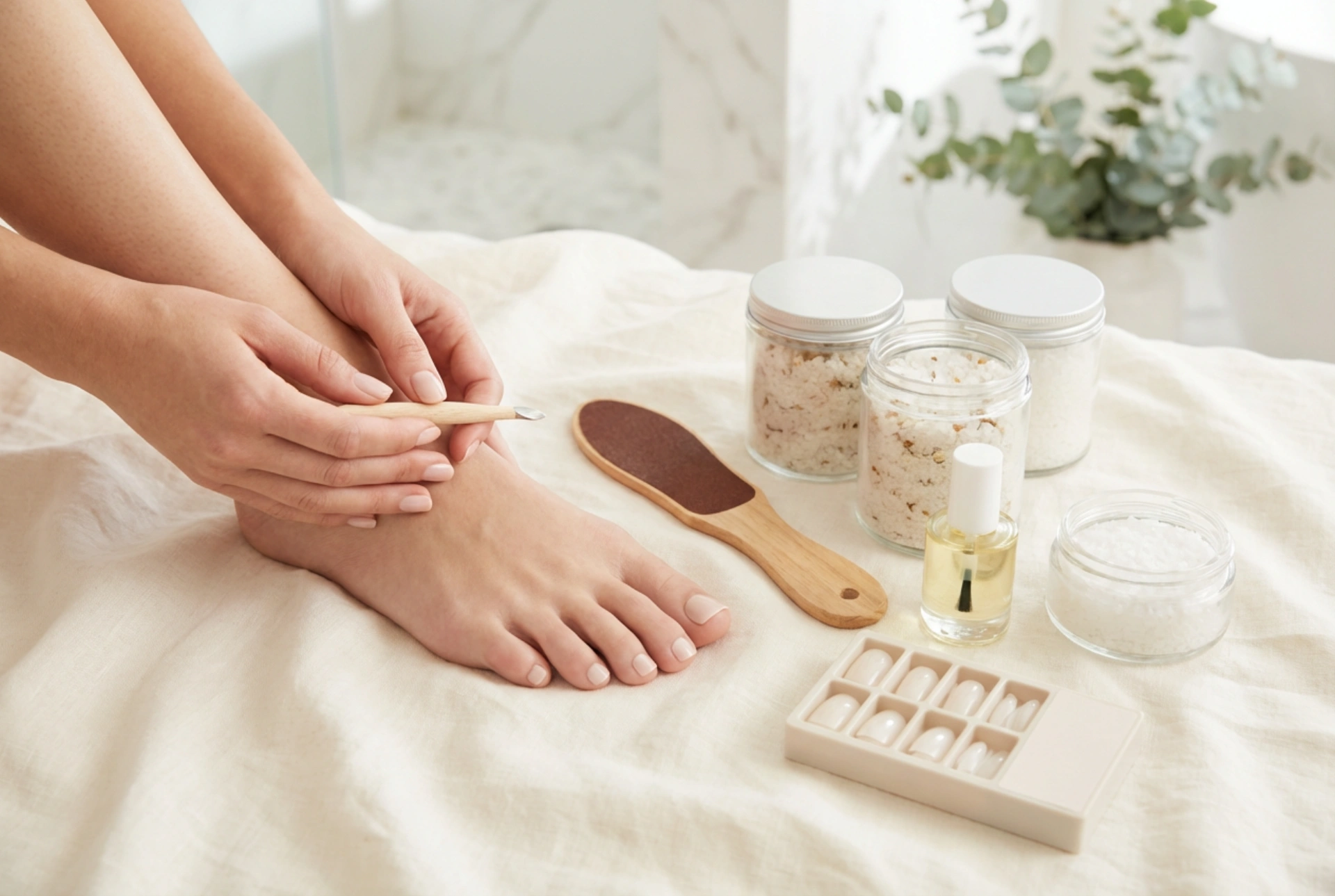 Unhas postiças para os pés: como colar e remover com segurança em casa