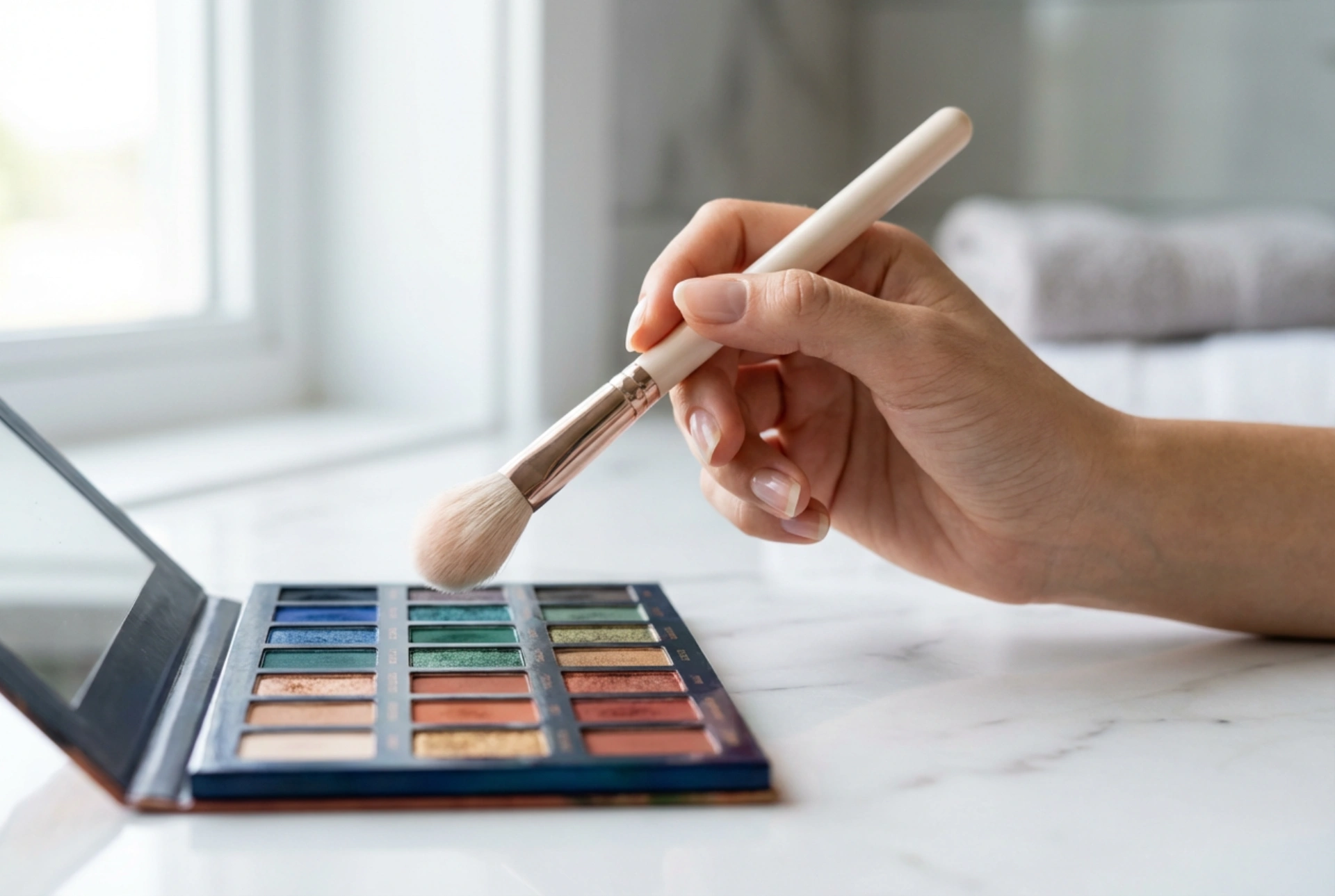Paleta de sombras coloridas: como criar maquilhagens e evitar manchas