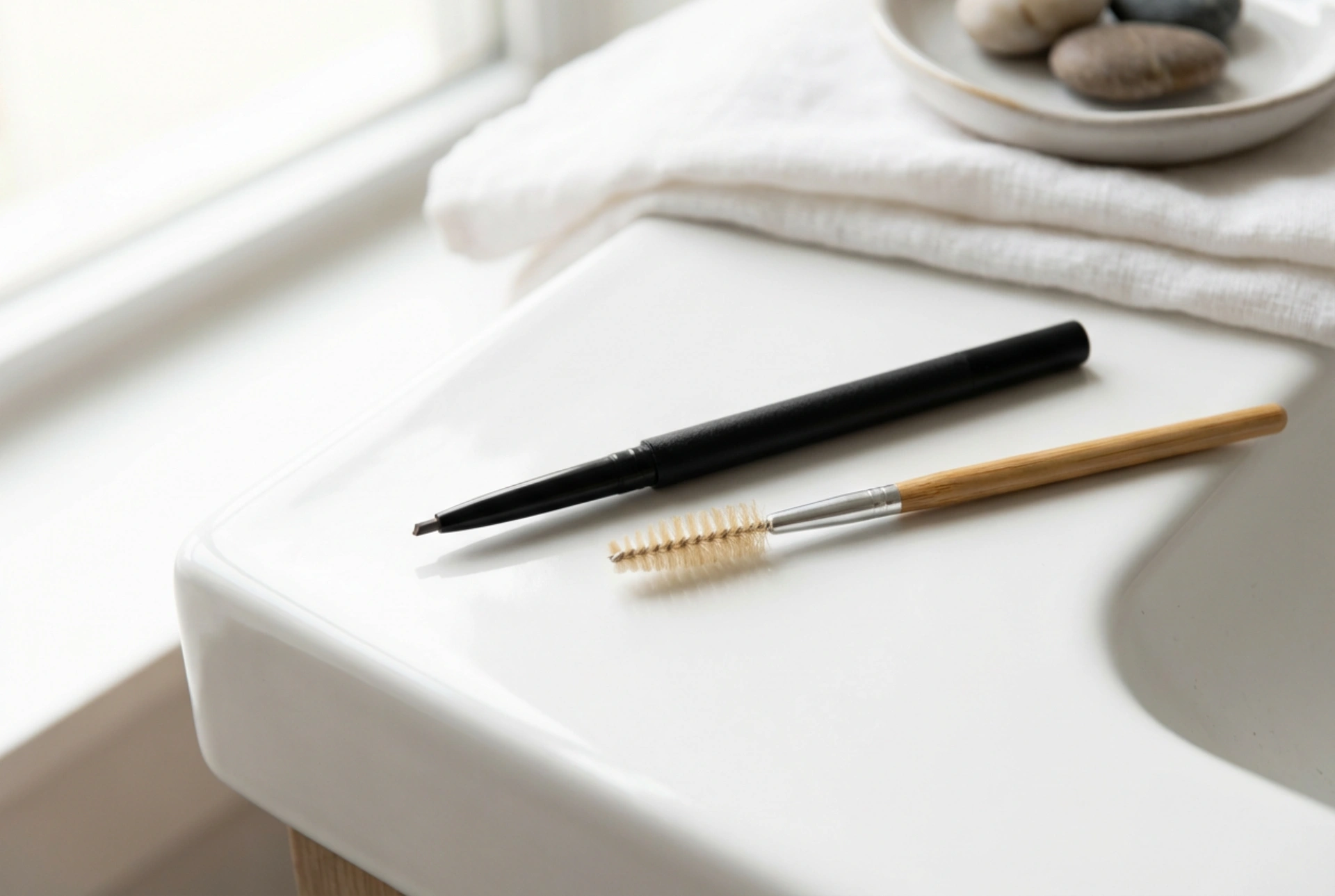 Lápis de sobrancelha preto: quando funciona e como suavizá-lo