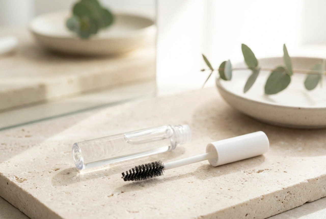Gel de sobrancelhas transparente: fixação natural e modelação rápida