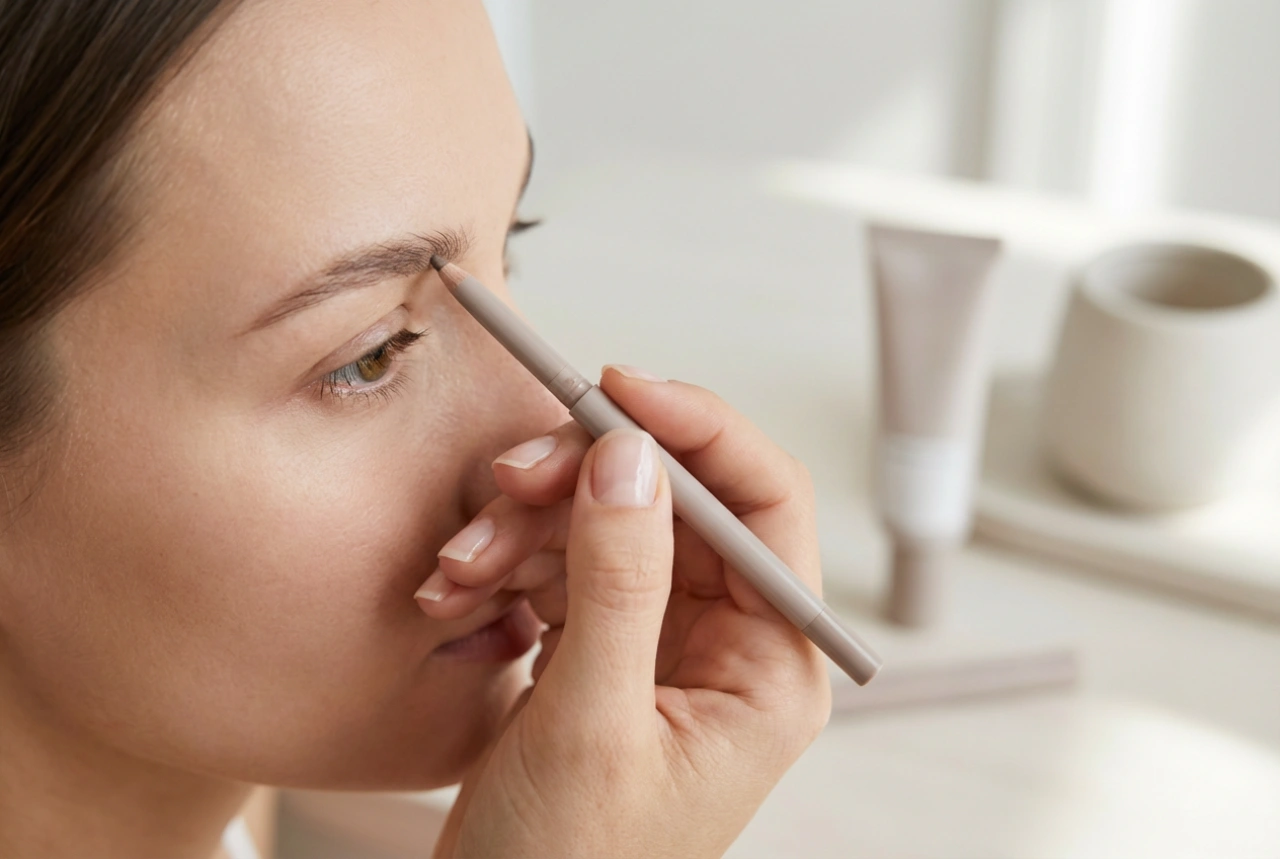 Lápis de sobrancelha para loiras: como escolher a cor e desenhar os pelos