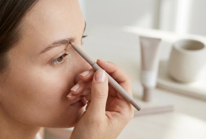 Lápis de sobrancelha para loiras: como escolher a cor e desenhar os pelos