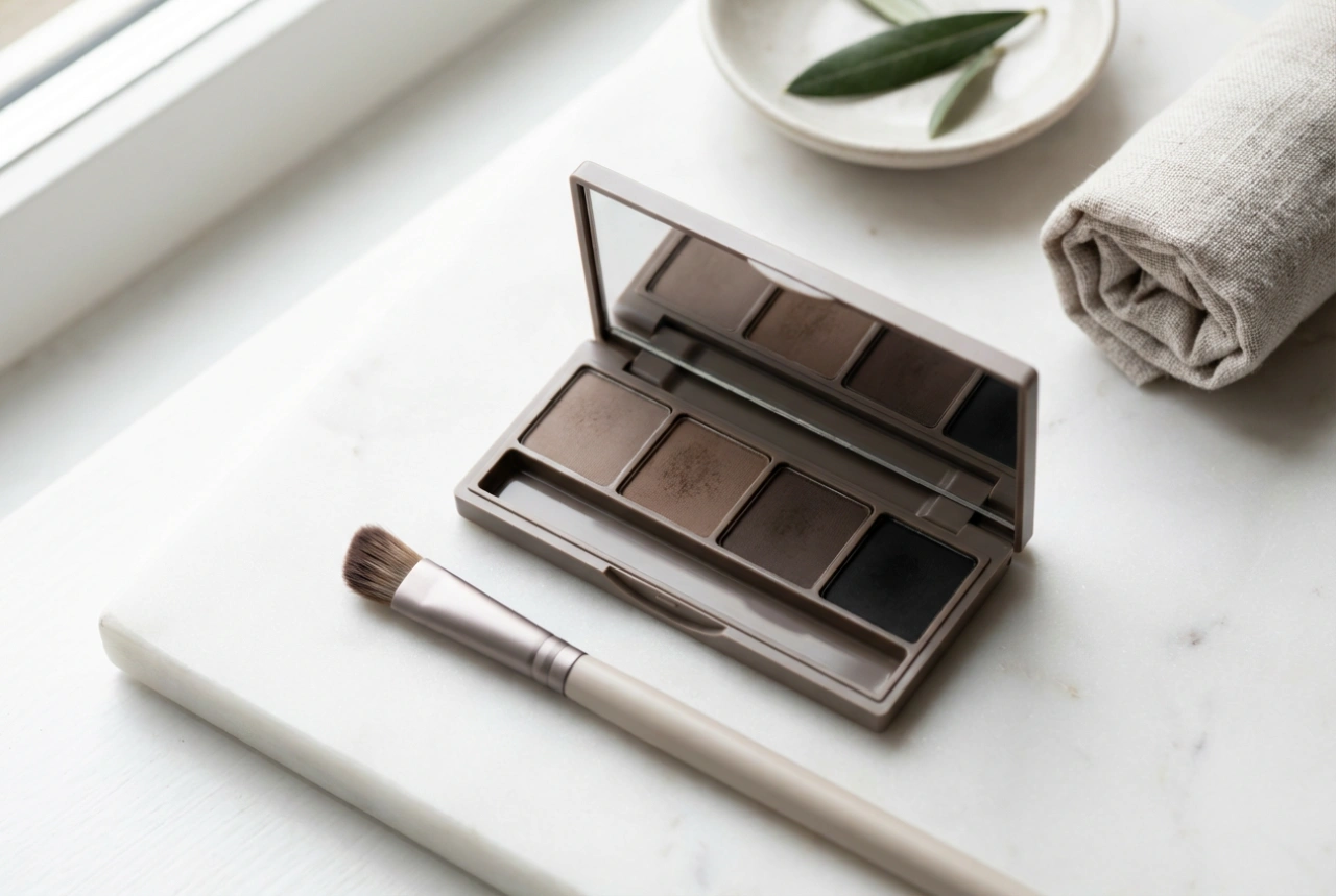 Paleta de sobrancelhas: técnicas de aplicação de sombras e sombreamento natural