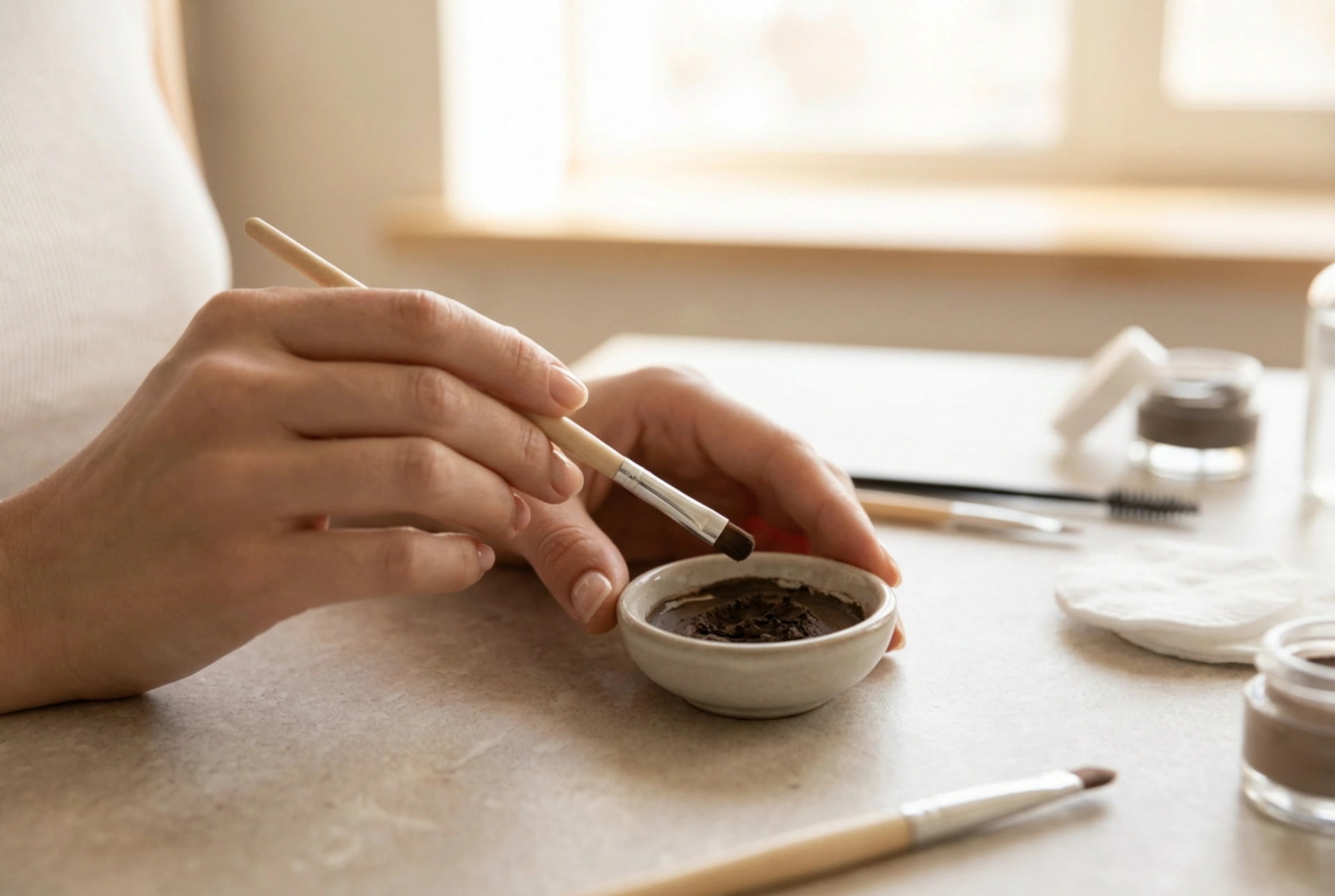 Kit de henna para sobrancelhas: preparação, aplicação e remoção segura