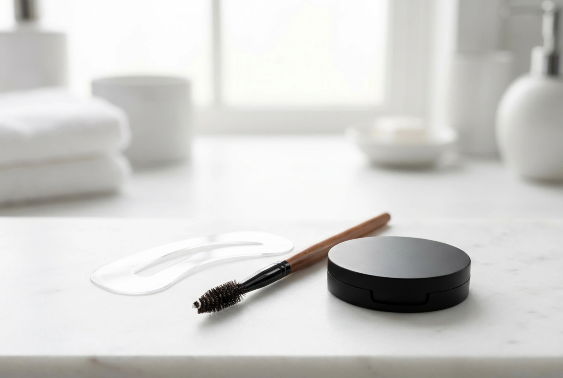 Molde de sobrancelha para maquilhagem em casa: como delinear e preencher falhas