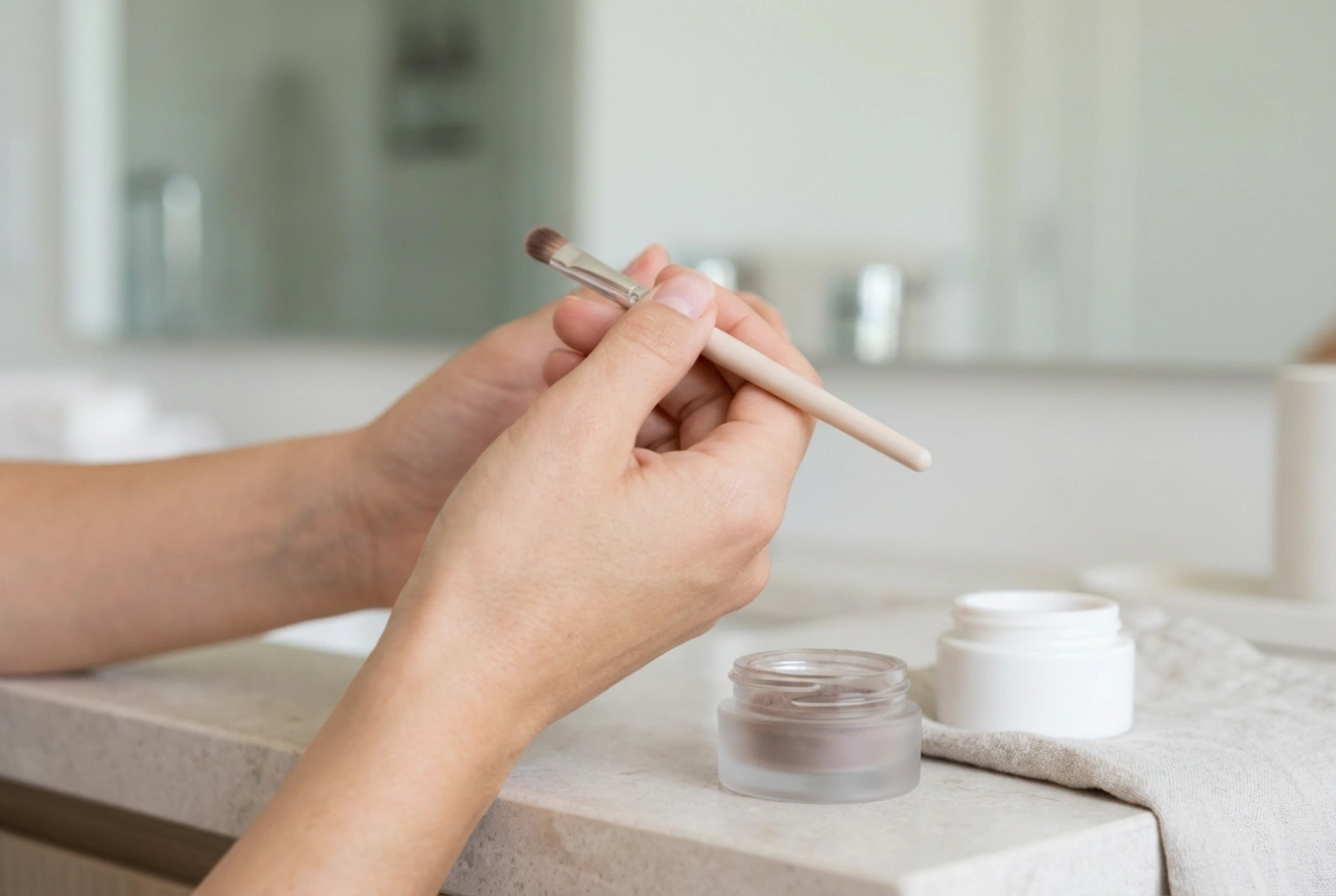 Pó para sobrancelhas: preenchimento suave, fixação e transições naturais
