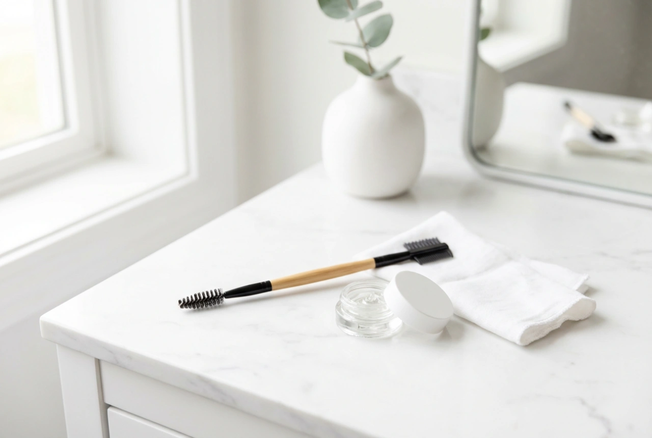 Pente para sobrancelhas: modelagem, escovagem e higiene da ferramenta