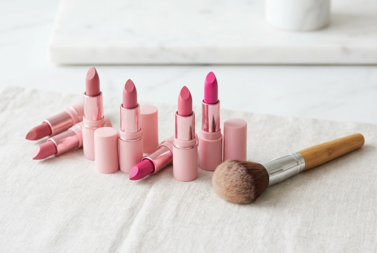 Batom rosa para o dia a dia e para a noite: como escolher e aplicar