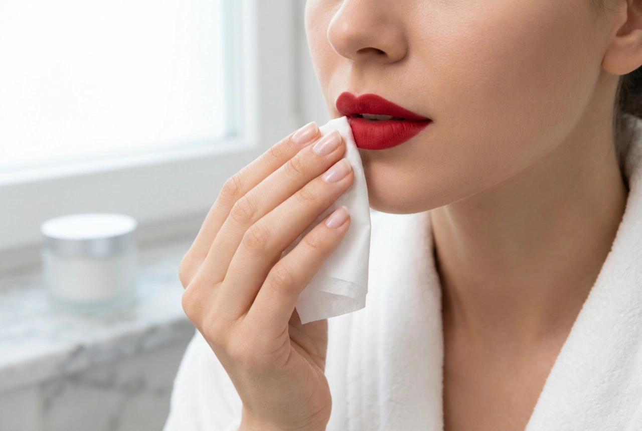 Batom mate sem manchas: preparação dos lábios, aplicação e retoques