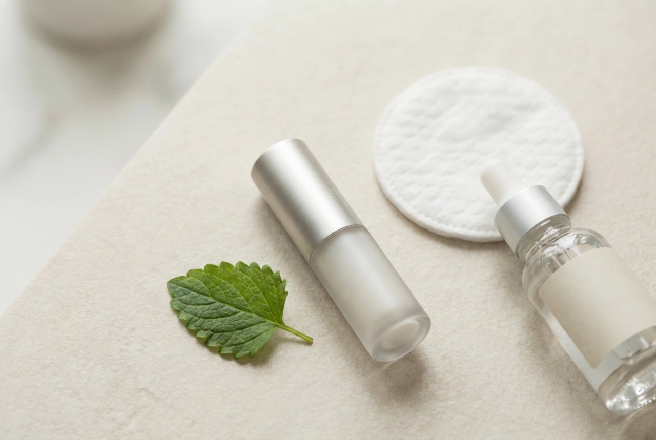 Bálsamo labial com erva-cidreira: maquilhagem suave dos lábios, aplicação em camadas e remoção