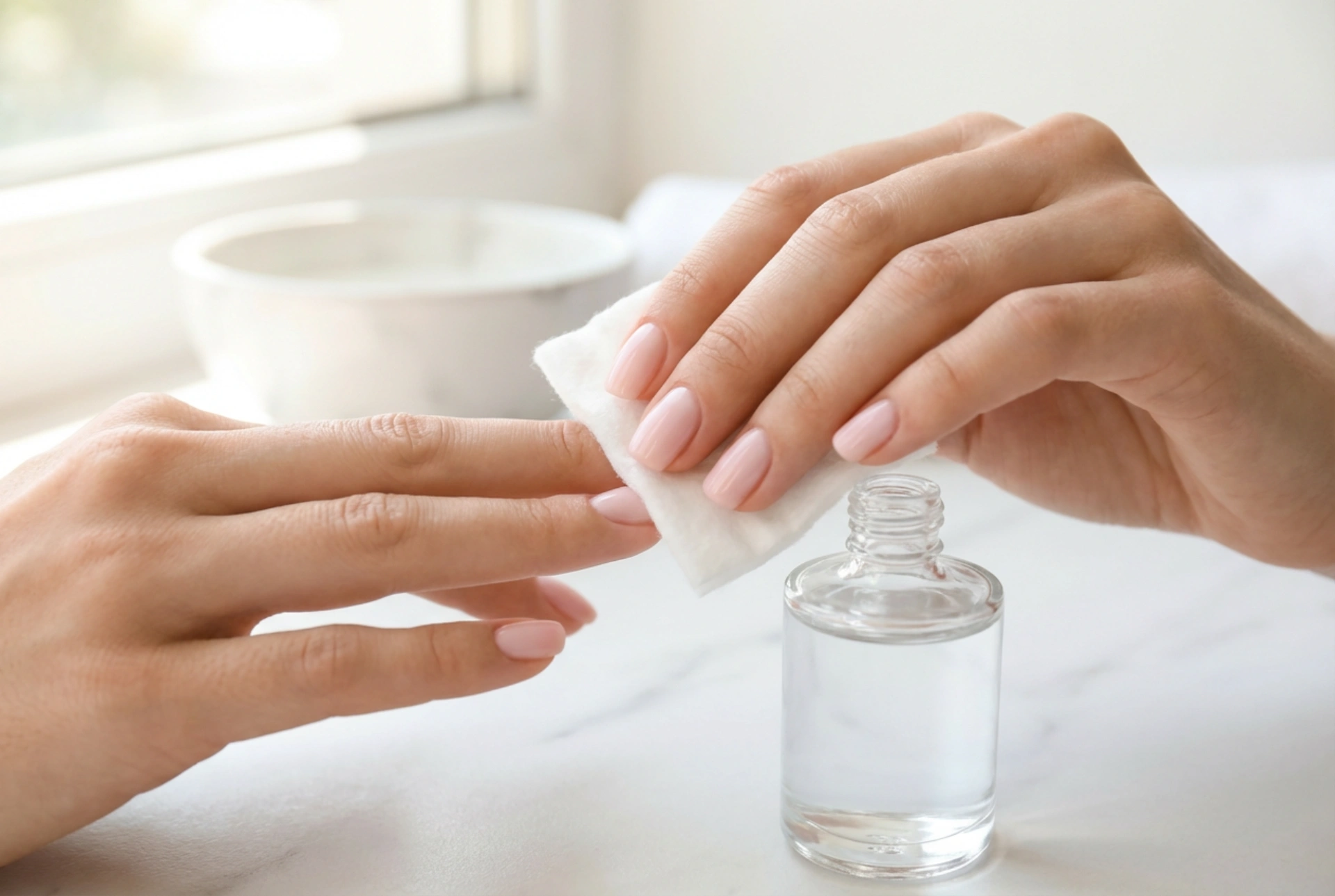 Cleaner de Unhas: Desengorduramento e Remoção da Camada de Dispersão