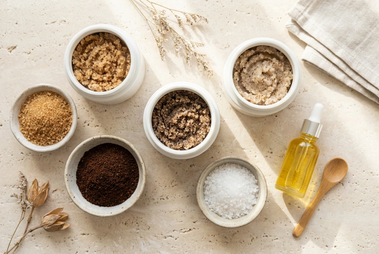 Esfoliante corporal na sua rotina: como escolher a granulosidade e os óleos