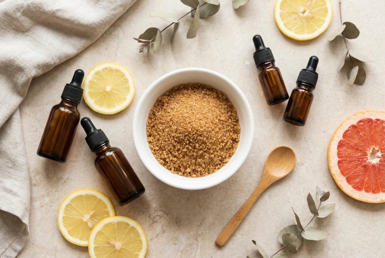 Esfoliante de açúcar caseiro: proporções comprovadas e aditivos aromáticos