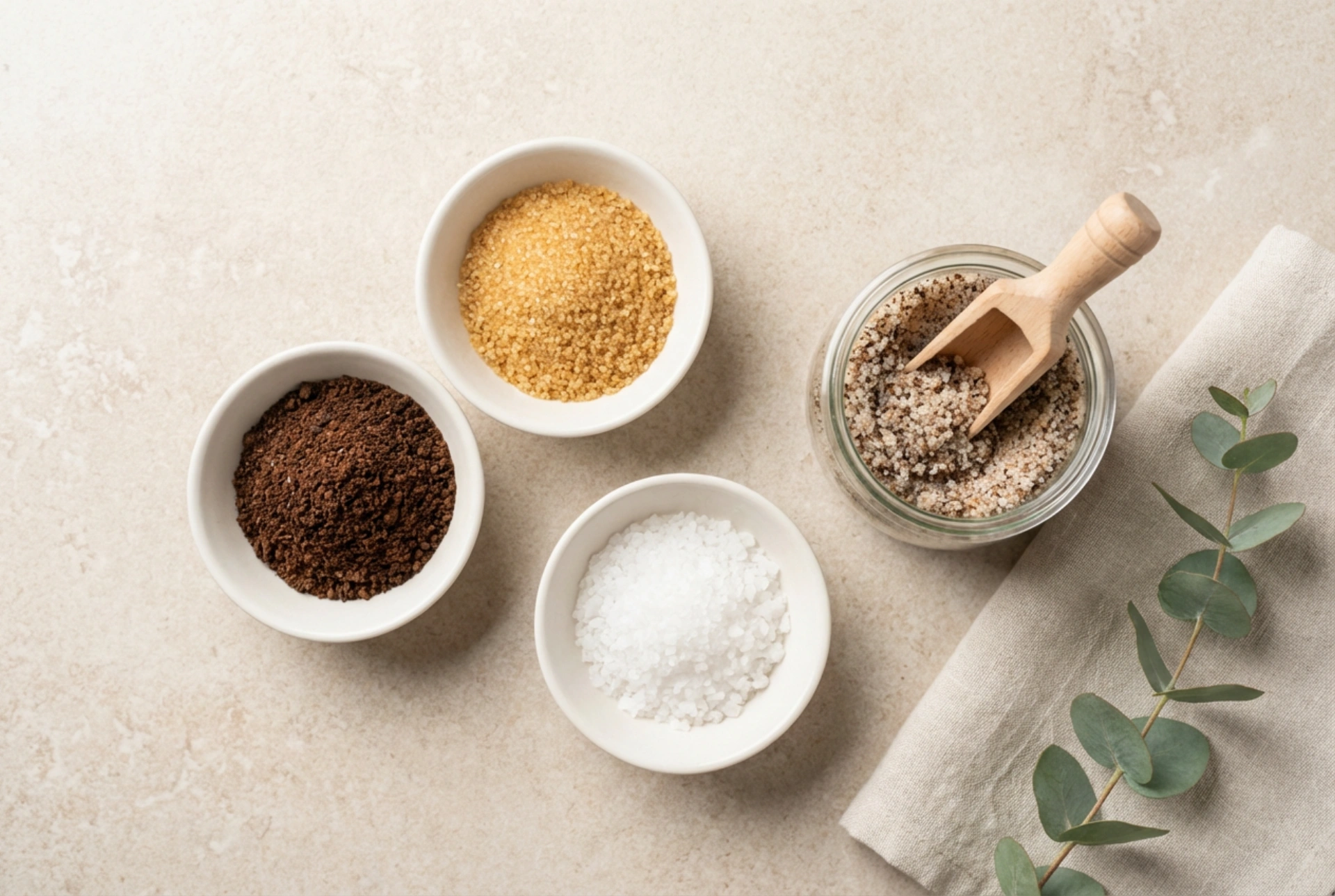 Esfoliação corporal caseira: receitas com ingredientes da cozinha
