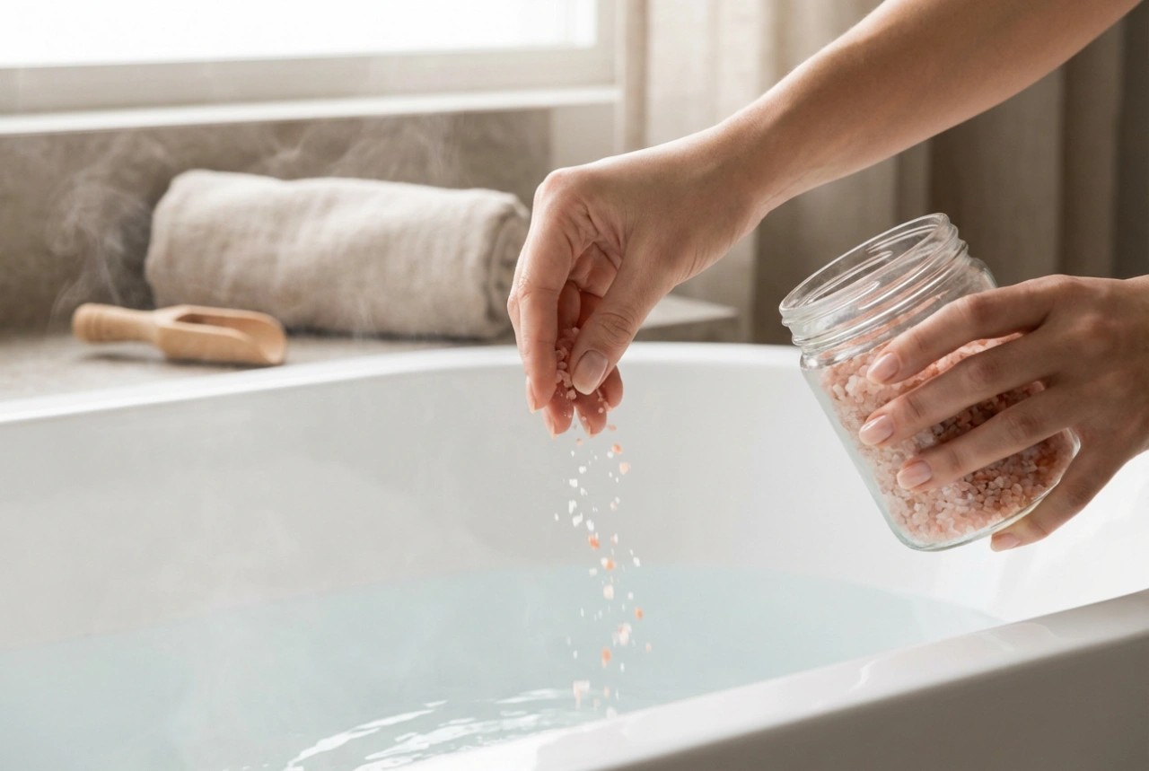 Banho de sal relaxante: como preparar um ritual em casa