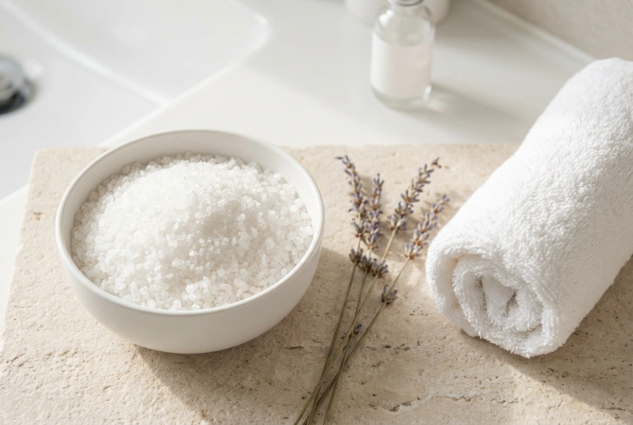 Sal de Epsom para banho no SPA em casa: como usar e com o que combinar