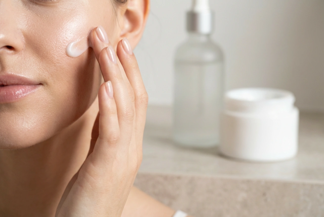 Base de rosto: preparação da pele para a maquilhagem e alisamento