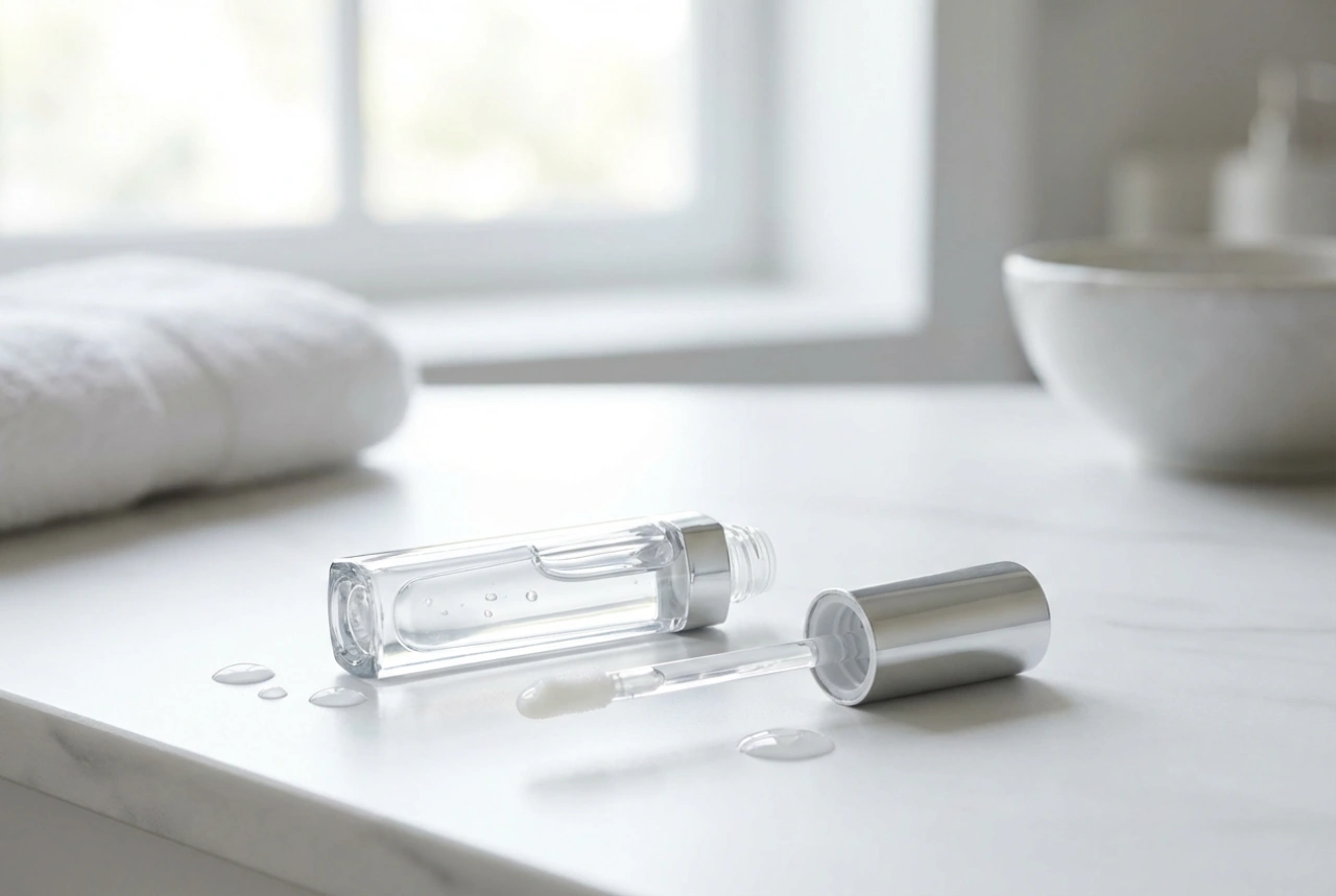 Brilho labial transparente: hidratação, brilho e aplicação higiênica
